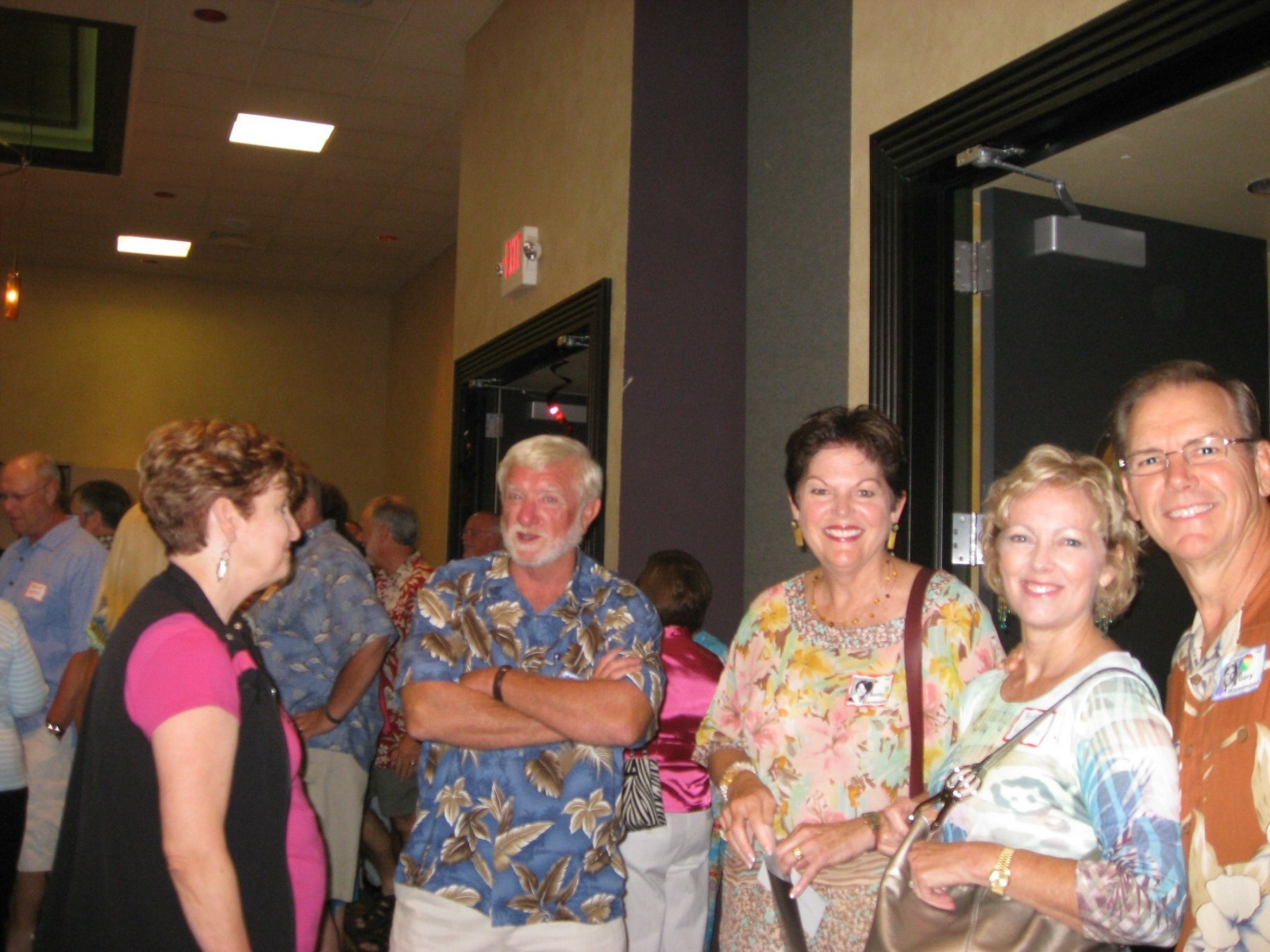 Kay King, Jim Hubert, Betty Bernauer, Beverly and Gary Hammond