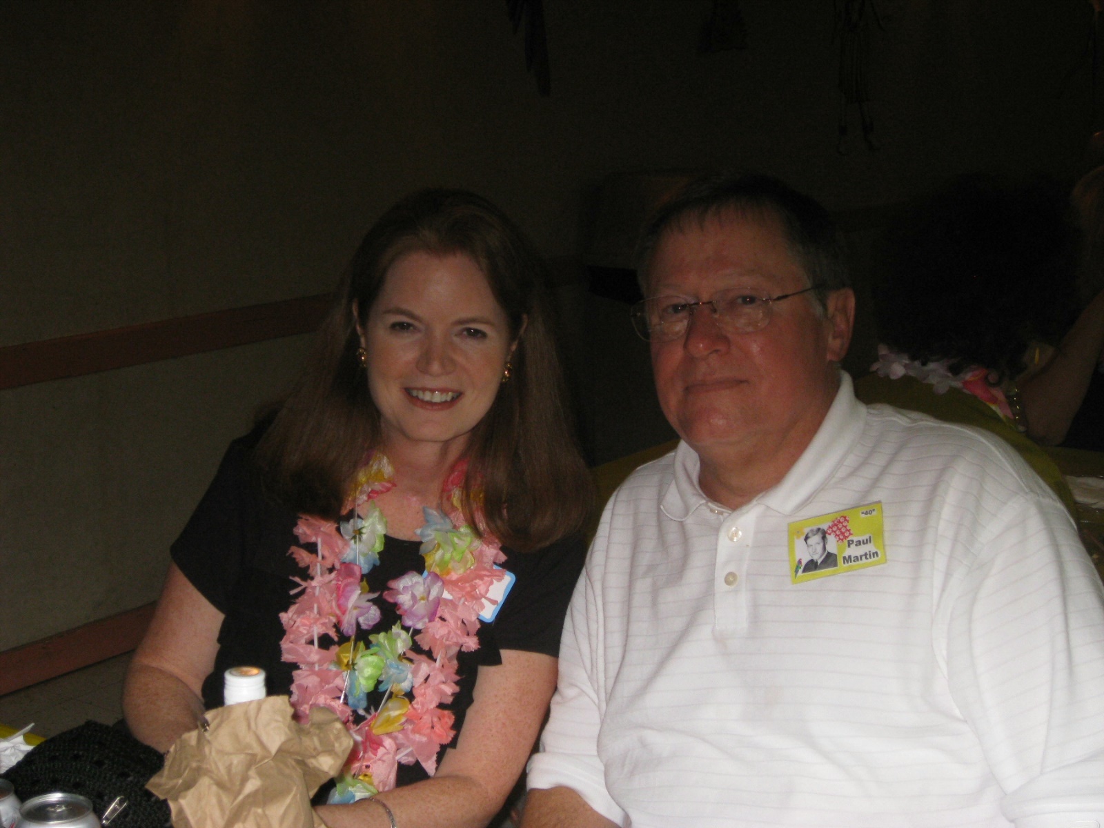 Paul Martin and wife