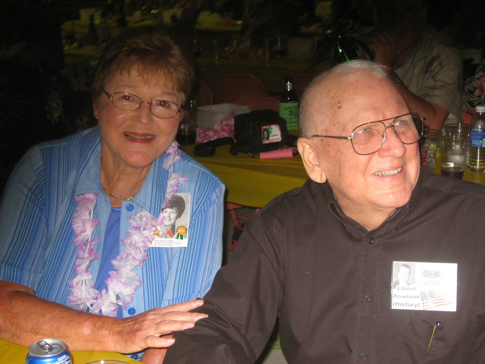 Bertha Hebert, Lionel Rowland