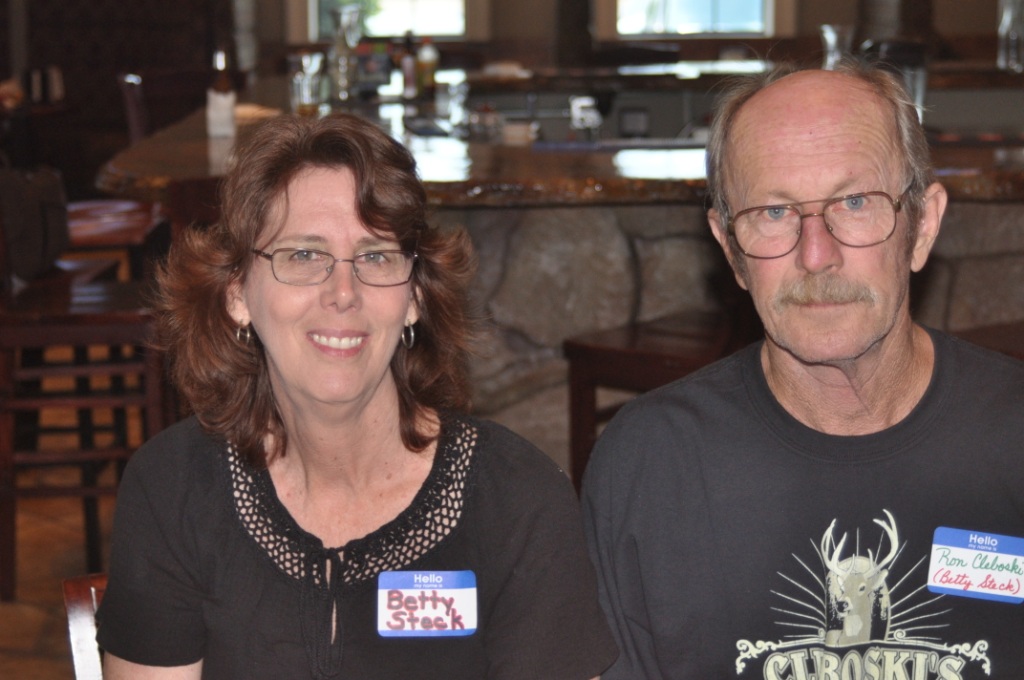 Betty Steck and husband, Ron Cleboski